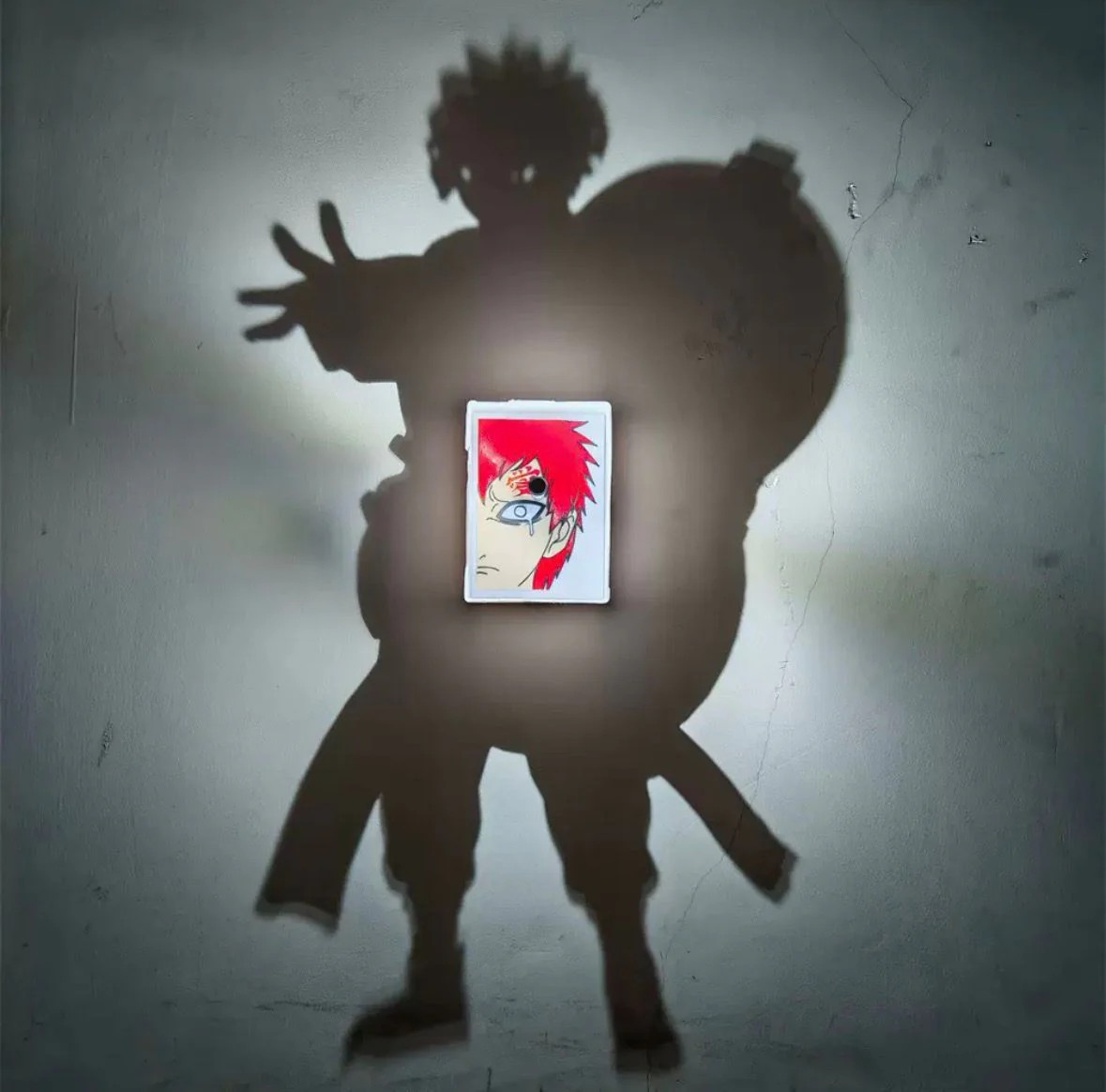 Gaara Inspired Shadow Lamp – Turn Your Room Into a Ninja Scene ⏳