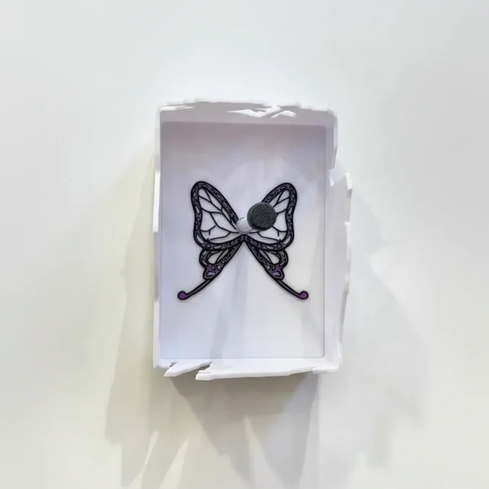 Shinobu Inspired Shadow Lamp – Turn Your Room Into a Butterfly Anime Scene 🦋